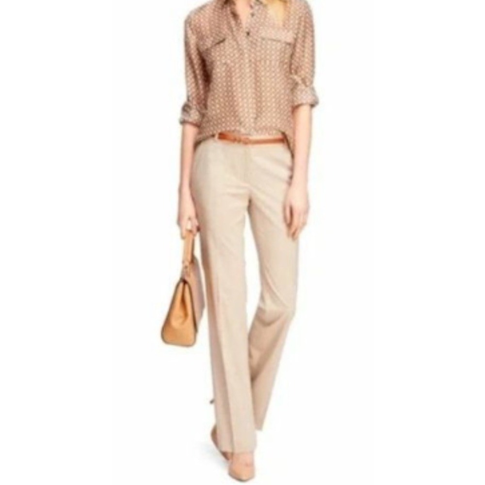 Brooks Brothers Loro Piana Italy Lucia Fit Wool Blend‎ Dress Pants Women's Sz 12